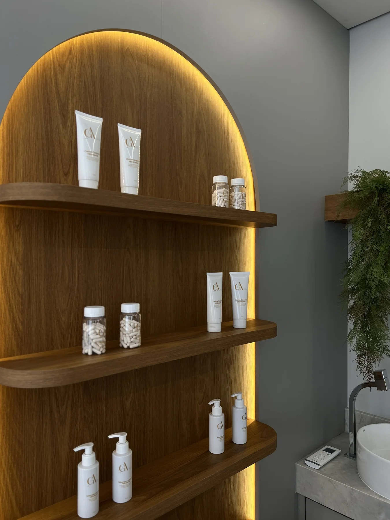 Nicho com produtos GA